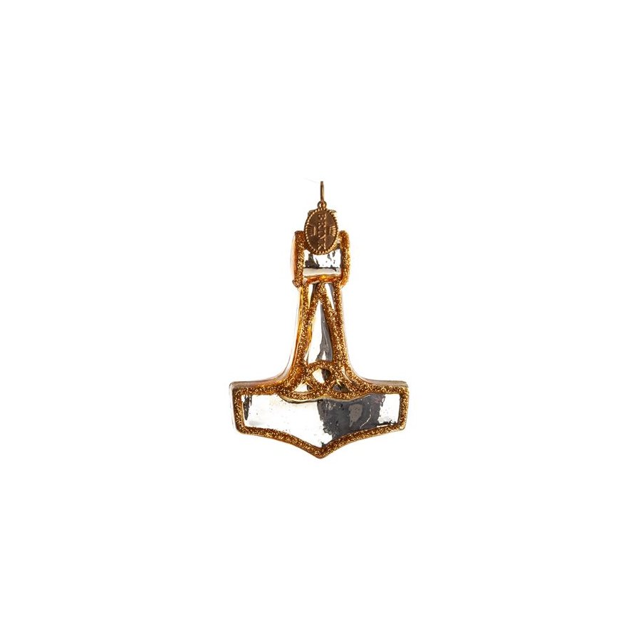 THORS HAMMER 8 CM GULDFARVET